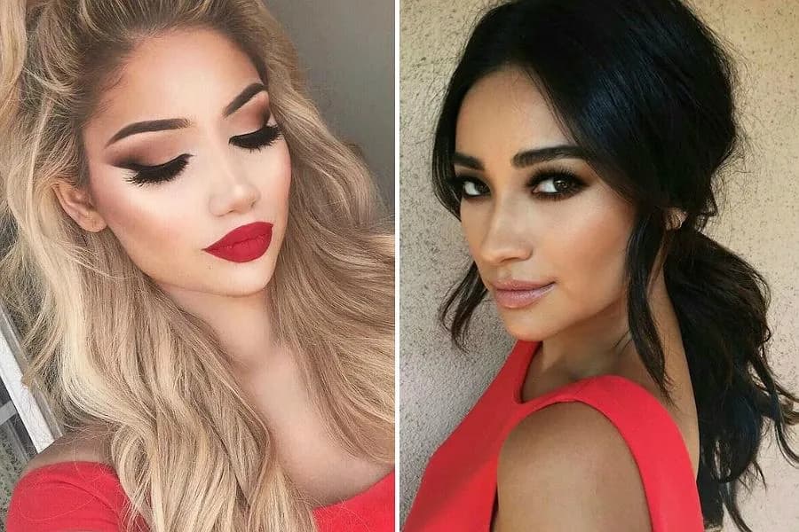 Jakie makijaż do czerwonej sukienki - idealne kolory na każdą okazję